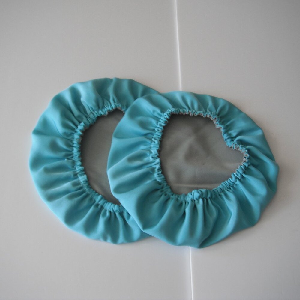 2ps Handmade Makeup Hair Cap Women Elastic Band Headwear Washable 100% Polyester